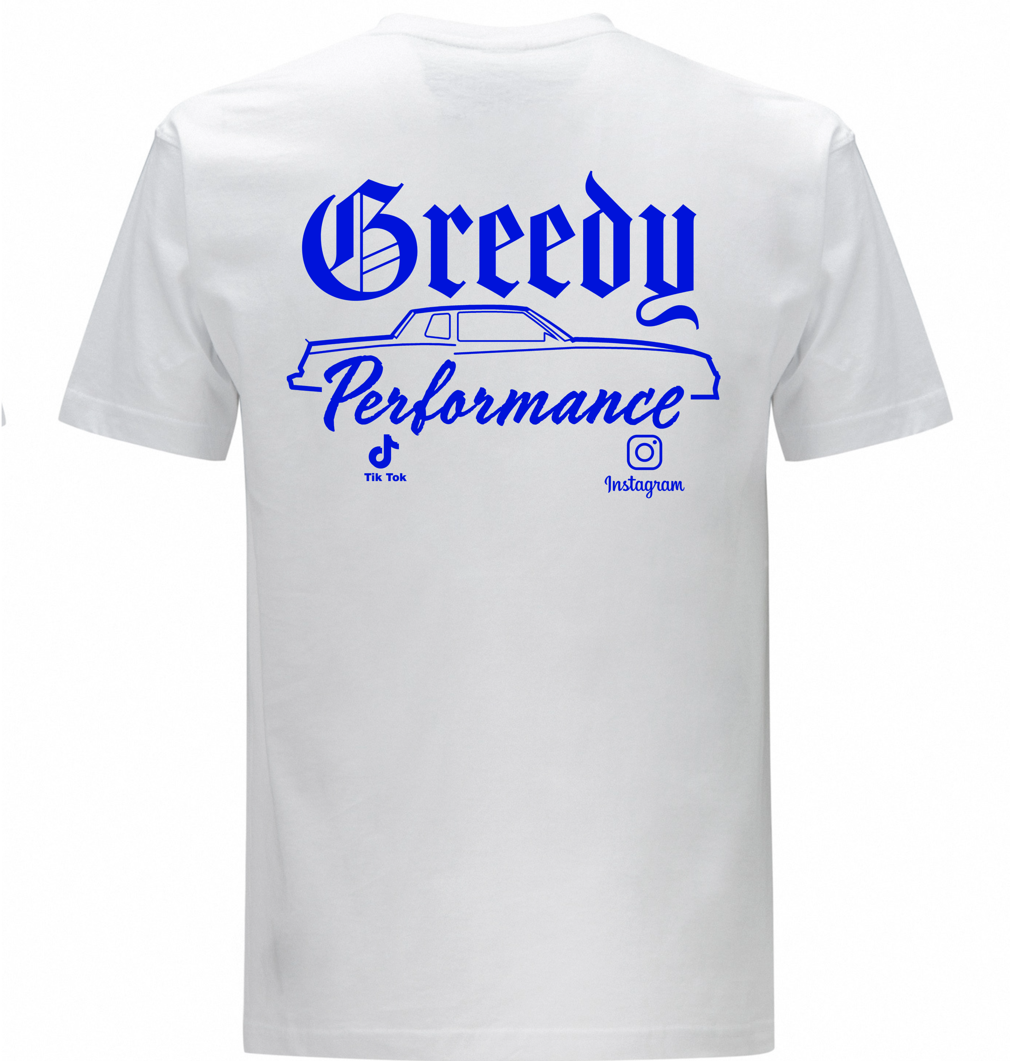 Dry fit tshirt with blue MC logo