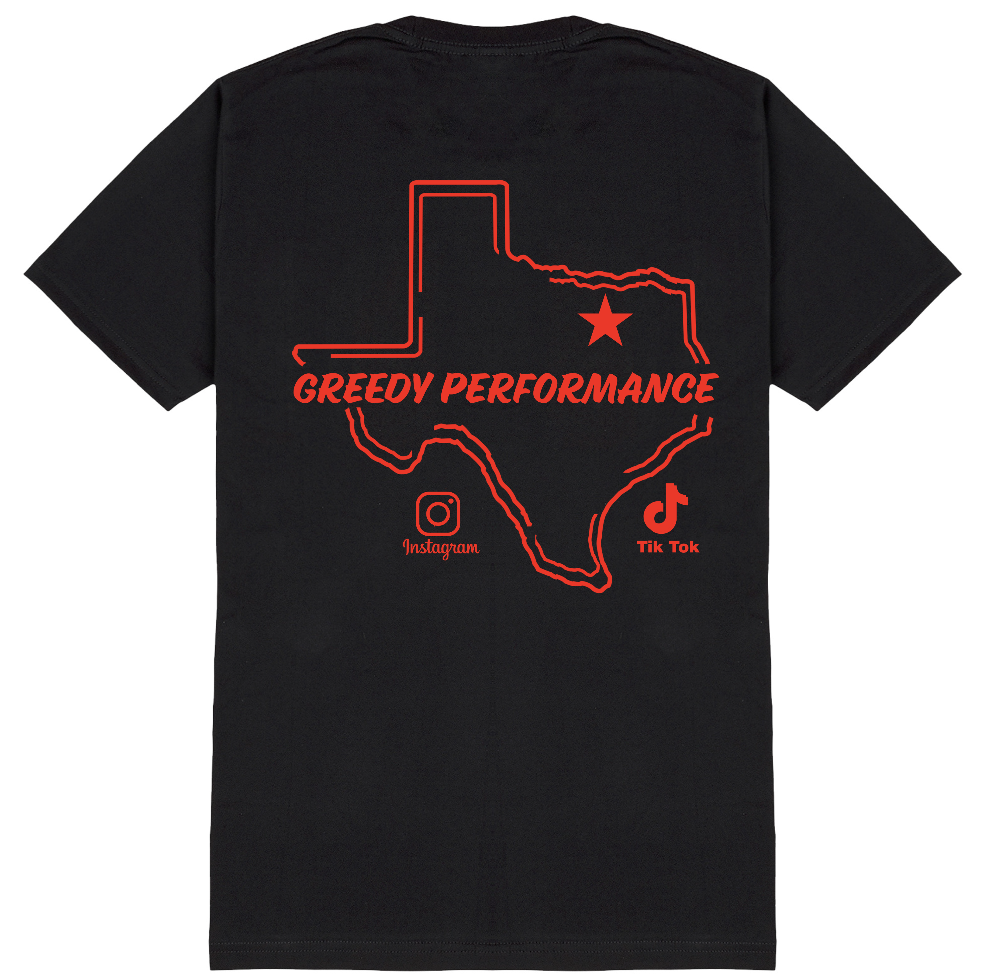 Cotton tshirt with red TX logo